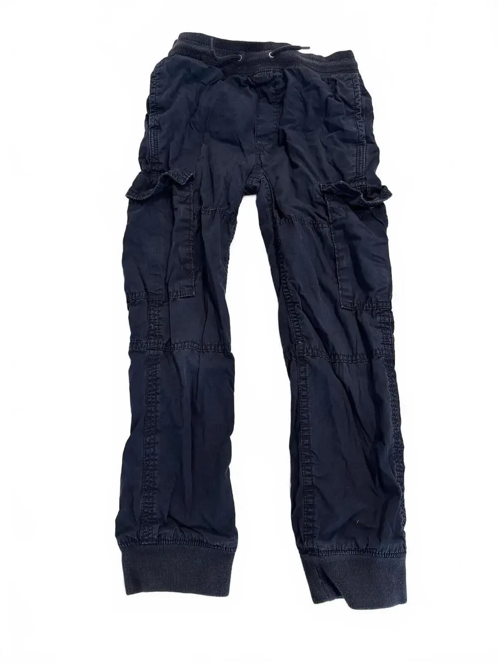 GAP Kids Navy Blue Cargo Jogger Pants - Boys M